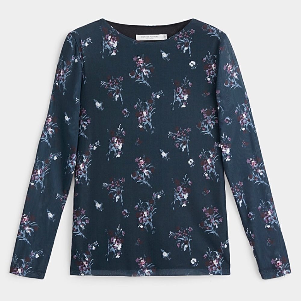 💙💚Printed micro-mesh tee 